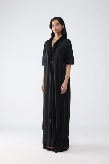 Micro Pleated Kaftan Dress