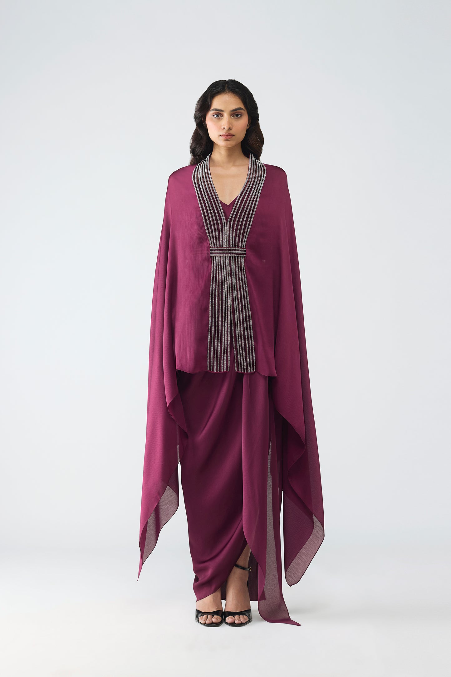 Structured Crystalvein Cape Set