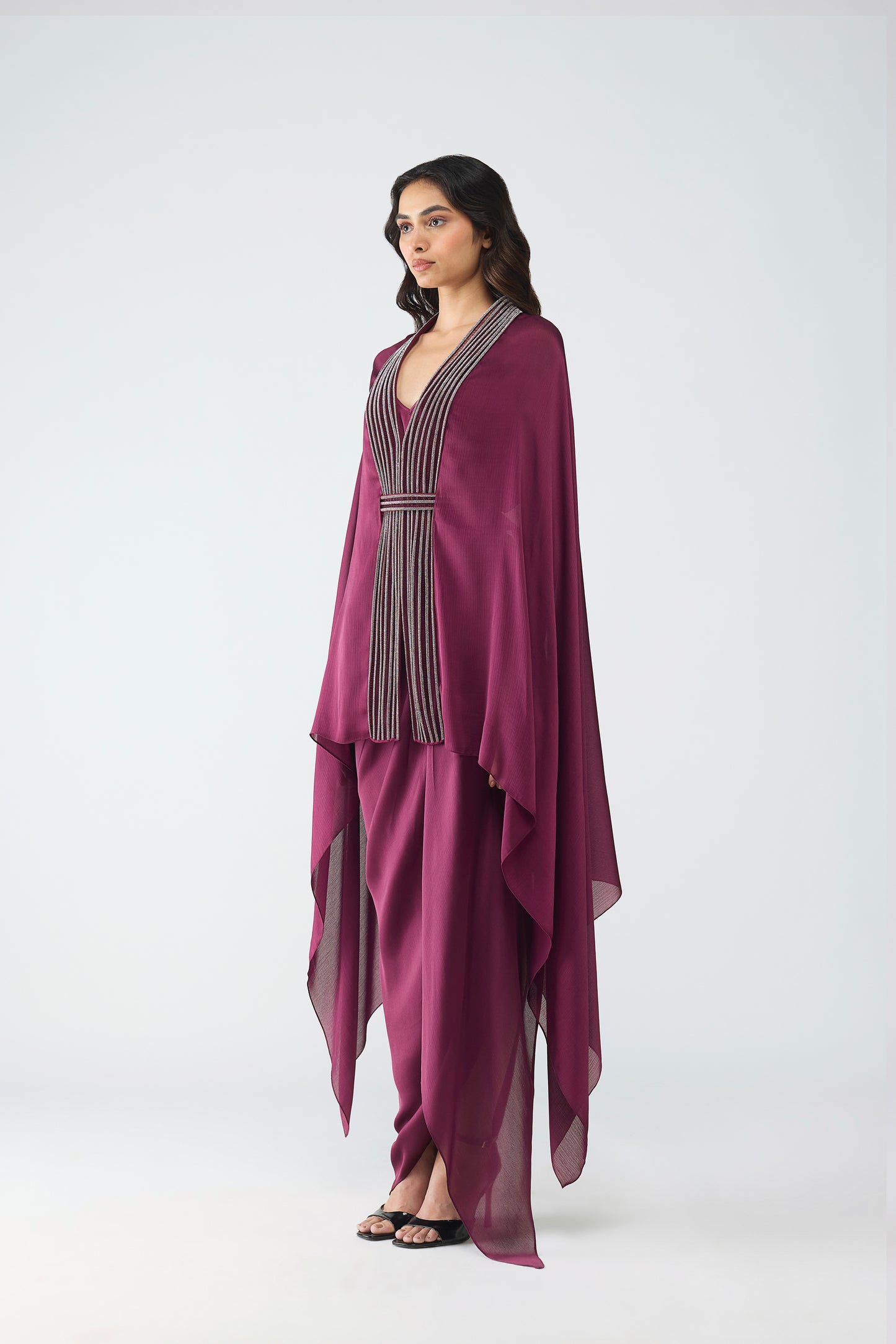 Structured Crystalvein Cape Set