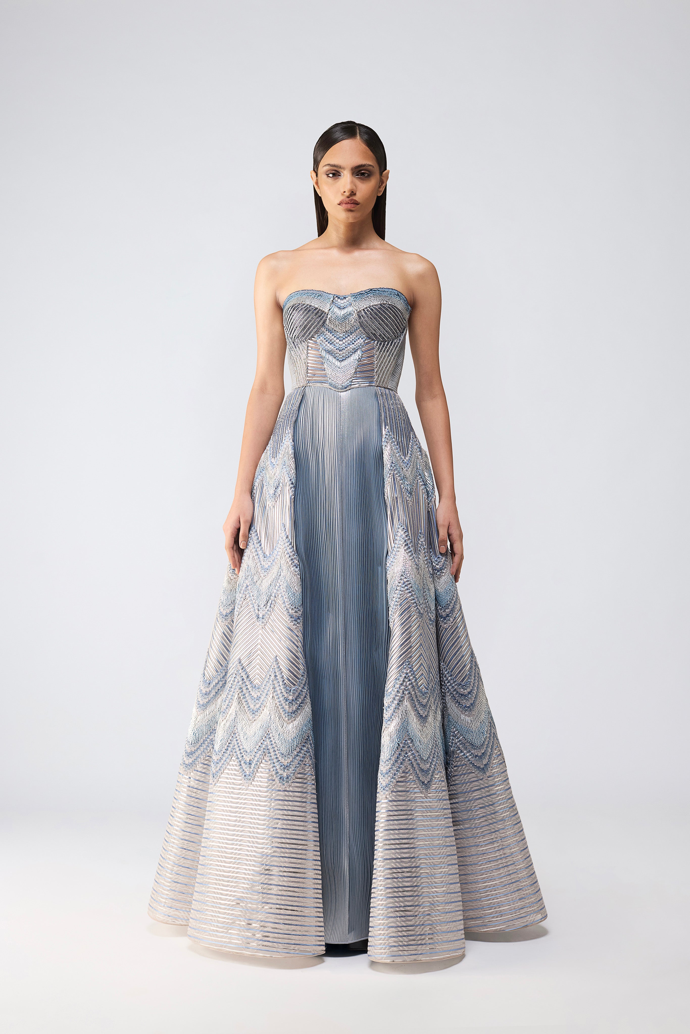 Metallic Scale Gown
