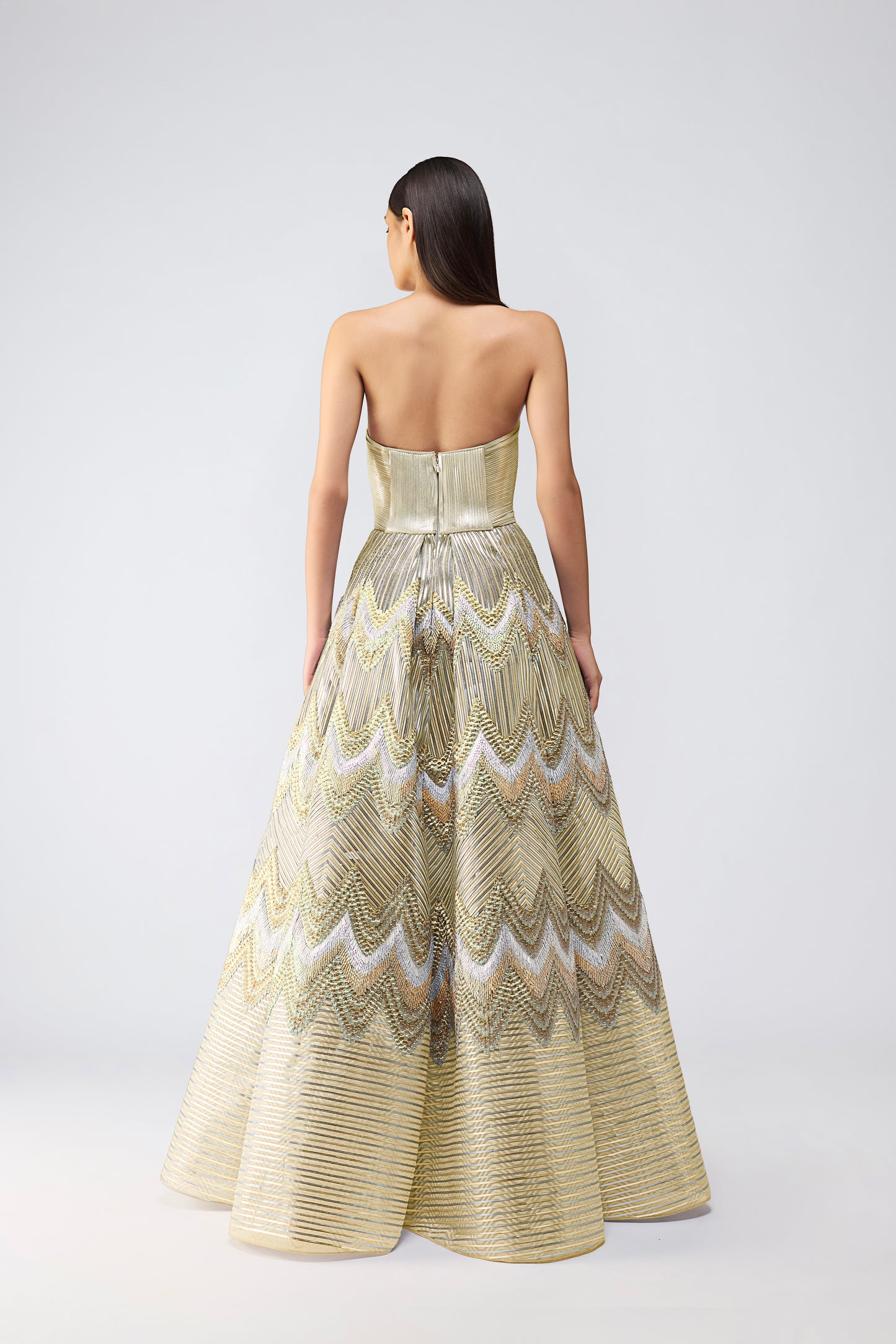 Metallic Scale Gown
