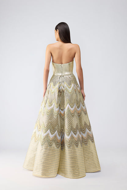 Metallic Scale Gown