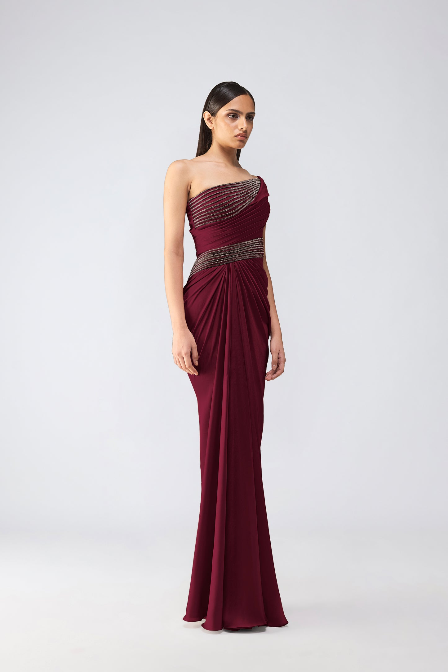 Moulded Crystalvein Gown