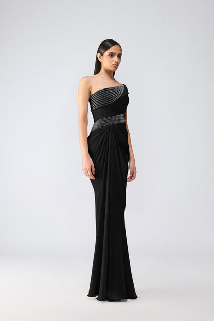 Moulded Crystalvein Gown