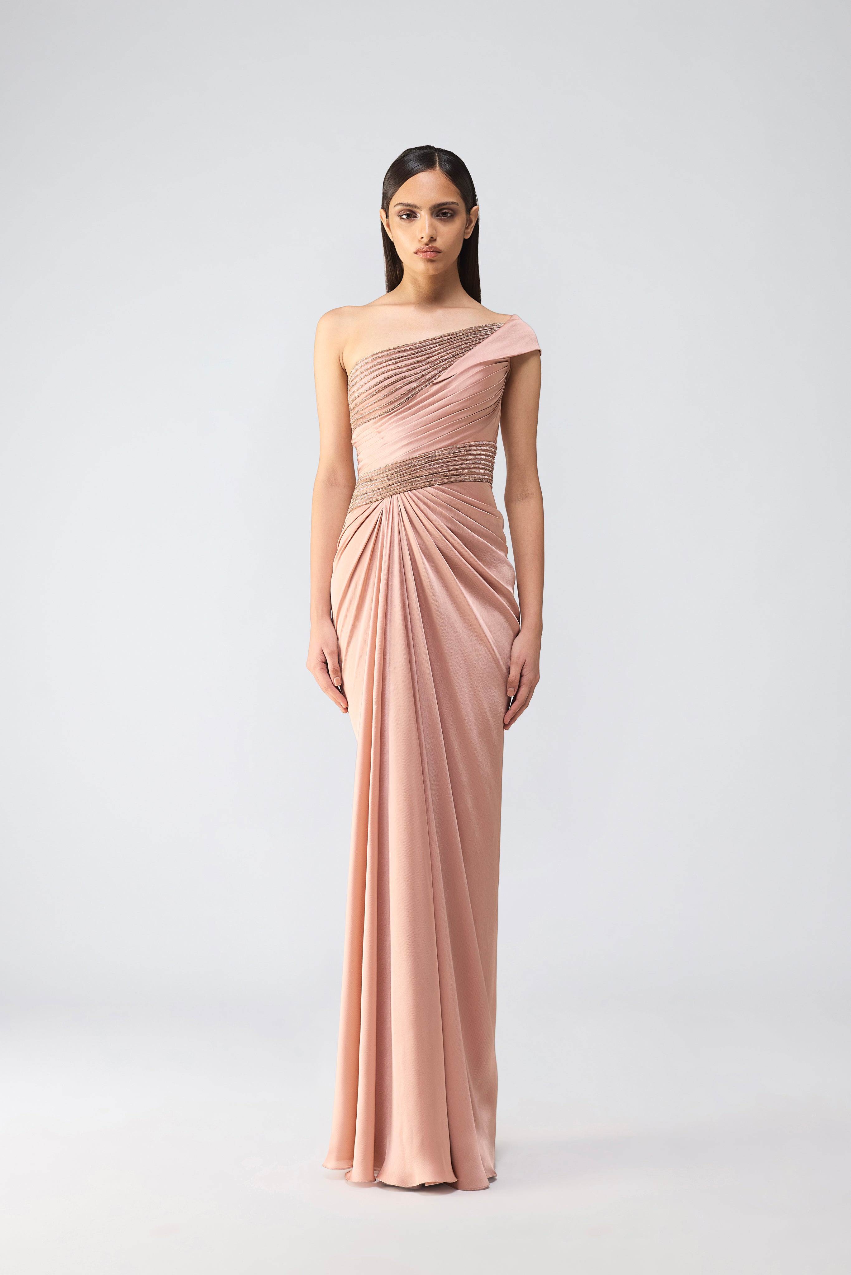 Moulded Crystalvein Gown