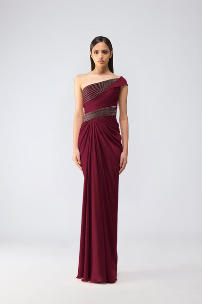 Moulded Crystalvein Gown