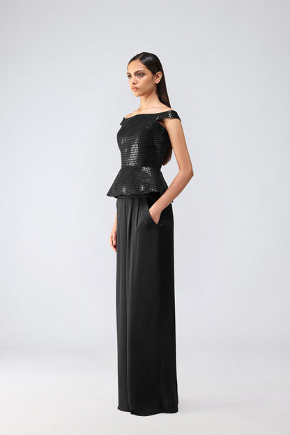 Metallic Corset With Pants