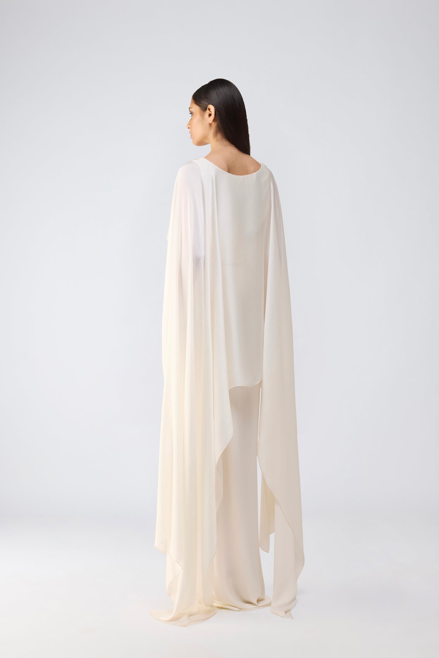 Banarsi Cropped Cape & Skirt