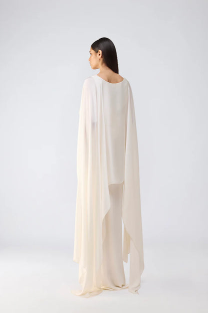 Banarsi Cropped Cape & Skirt