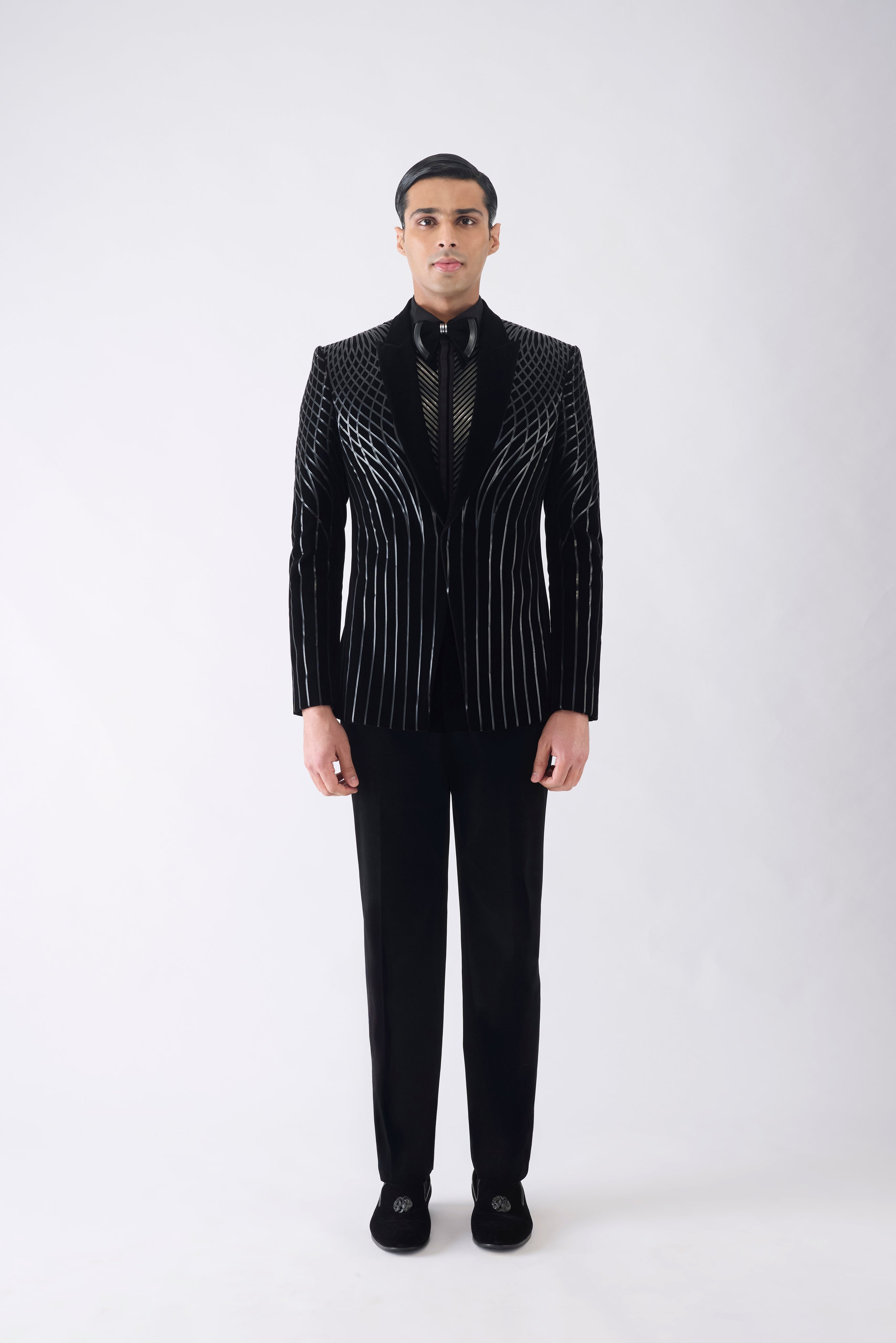 Metallic Link Tuxedo Set