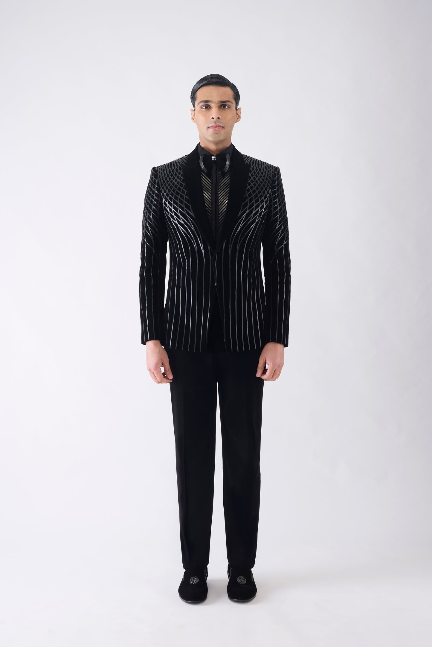 Metallic Link Tuxedo Set