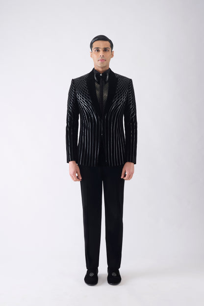 Metallic Link Tuxedo Set