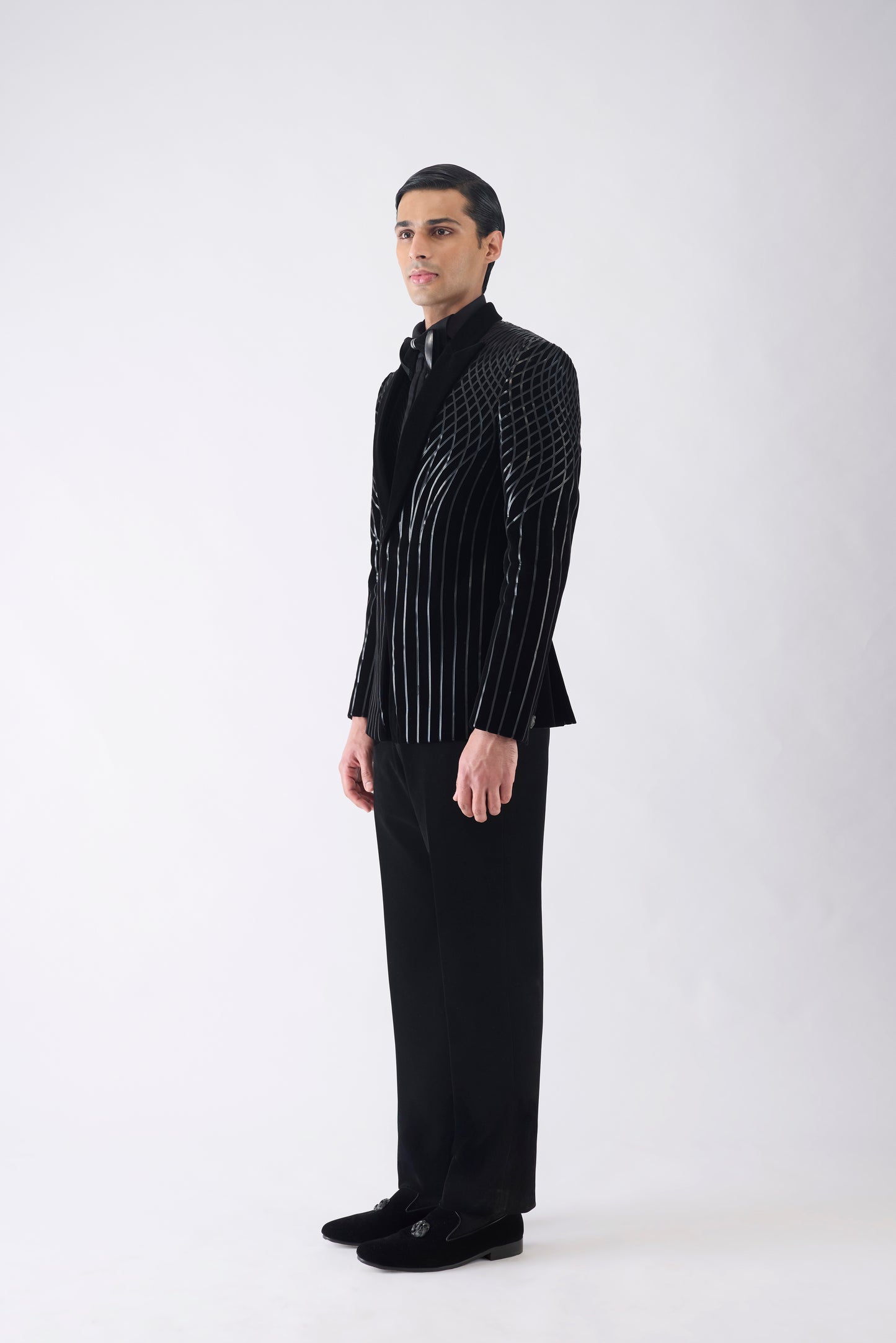 Metallic Link Tuxedo Set