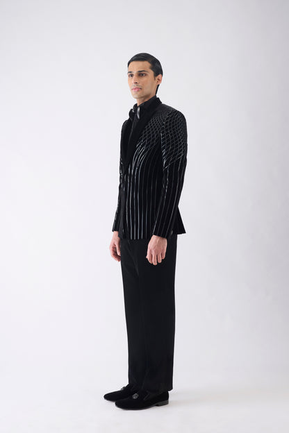 Metallic Link Tuxedo Set