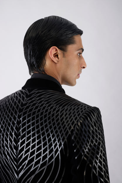 Metallic Link Tuxedo Set