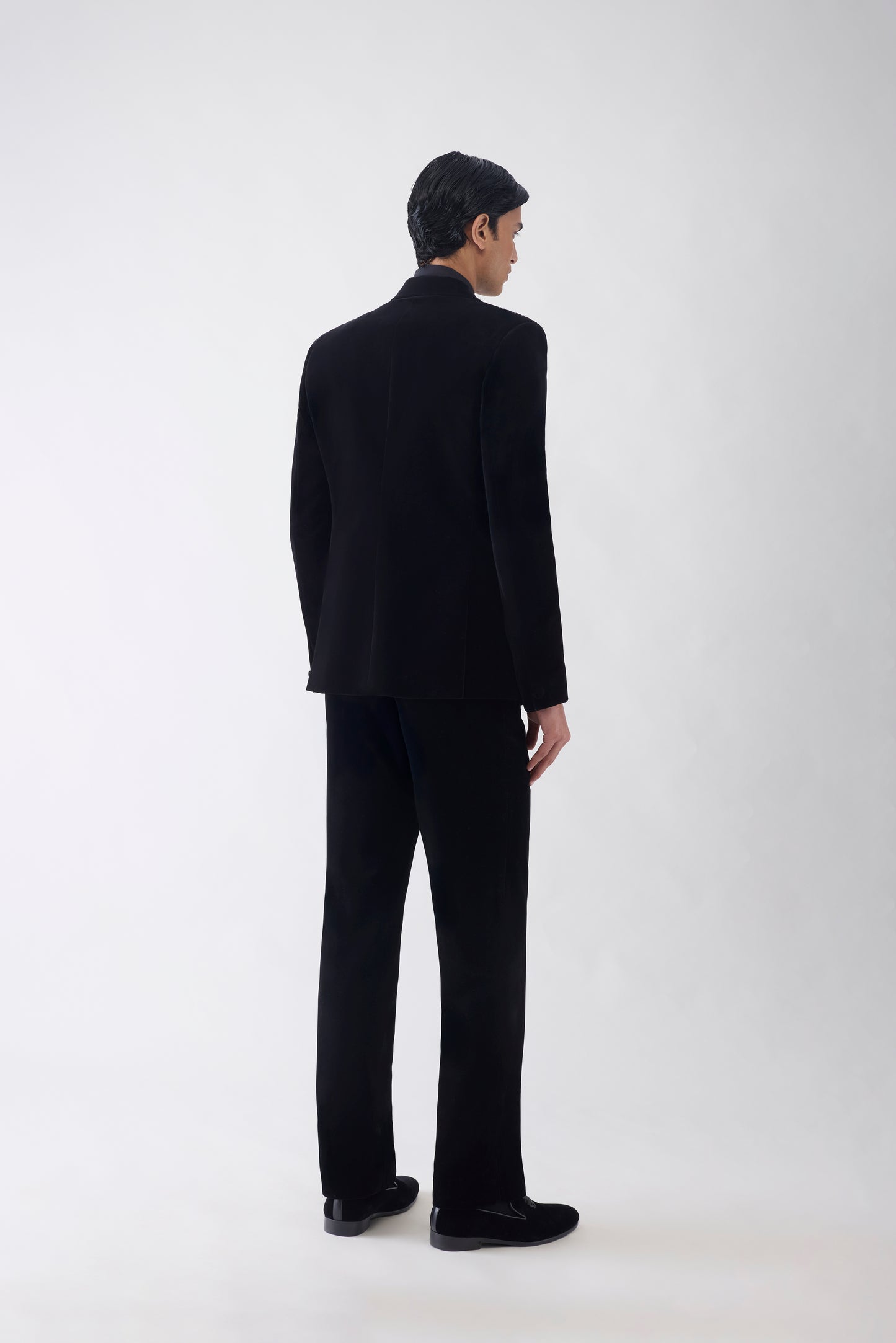 Metallic Pixelated Tuxedo Set
