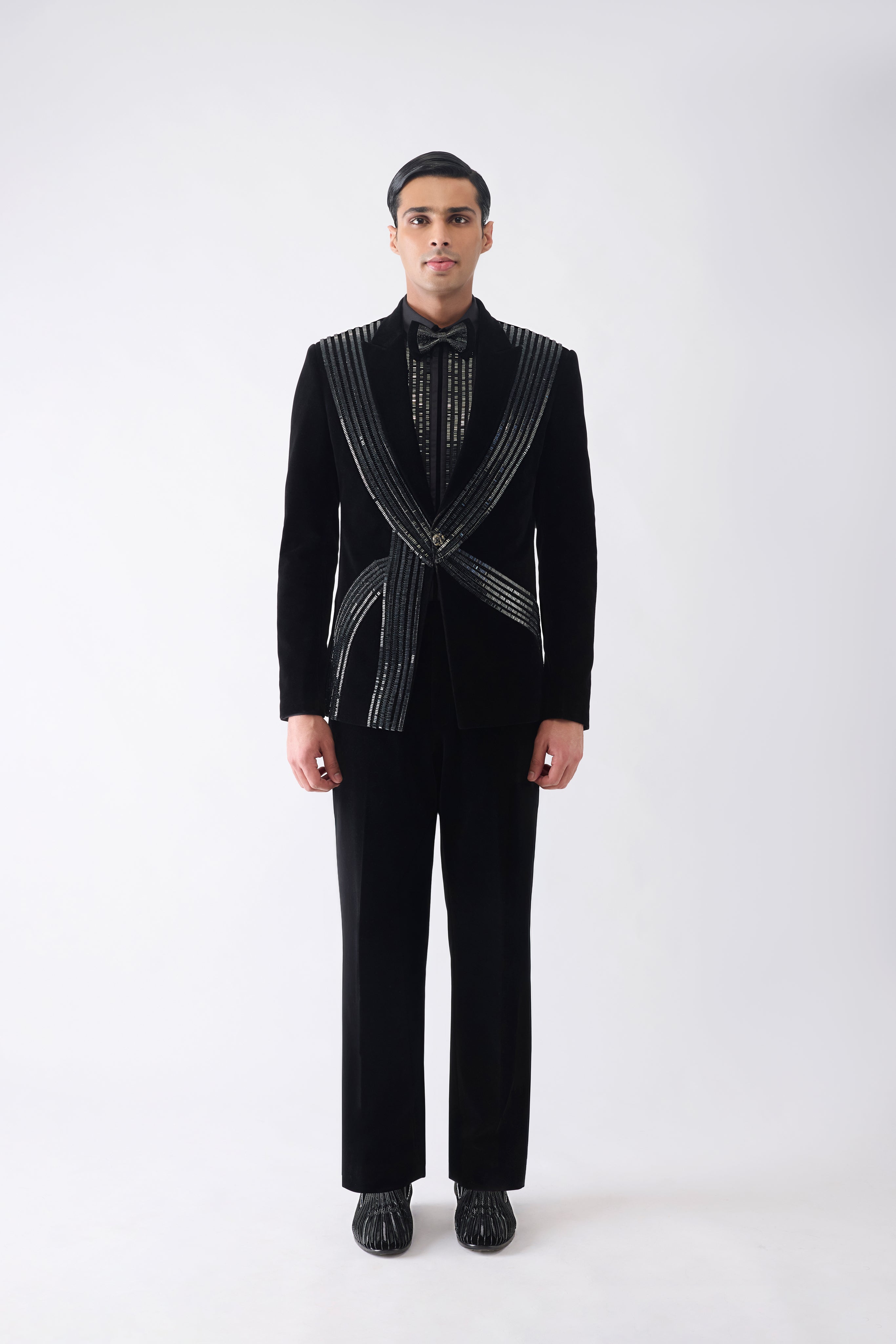 Crystalvein Tuxedo Set In Velvet