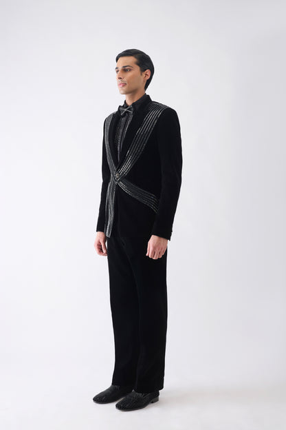 Crystalvein Tuxedo Set In Velvet