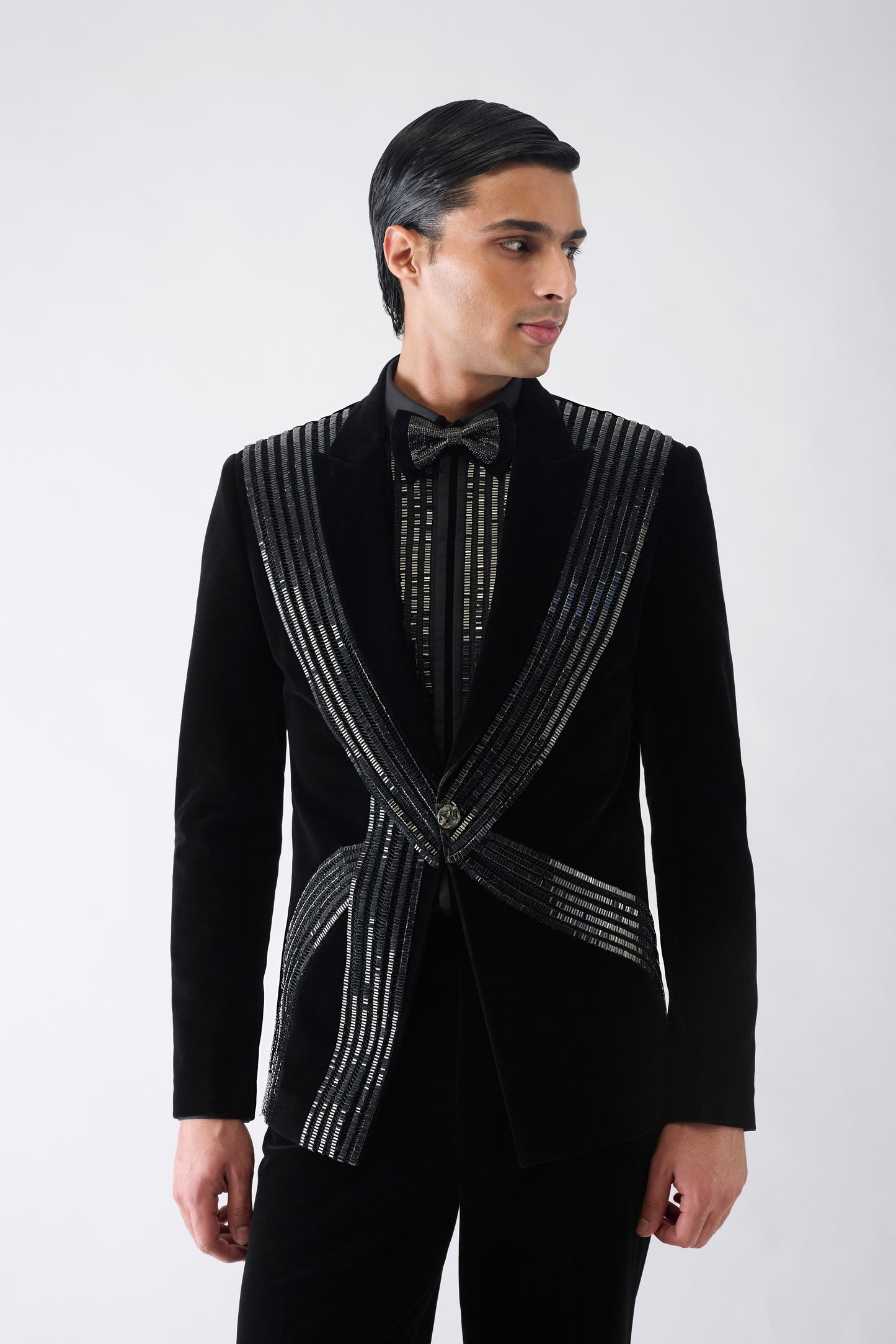 Crystalvein Tuxedo Set In Velvet