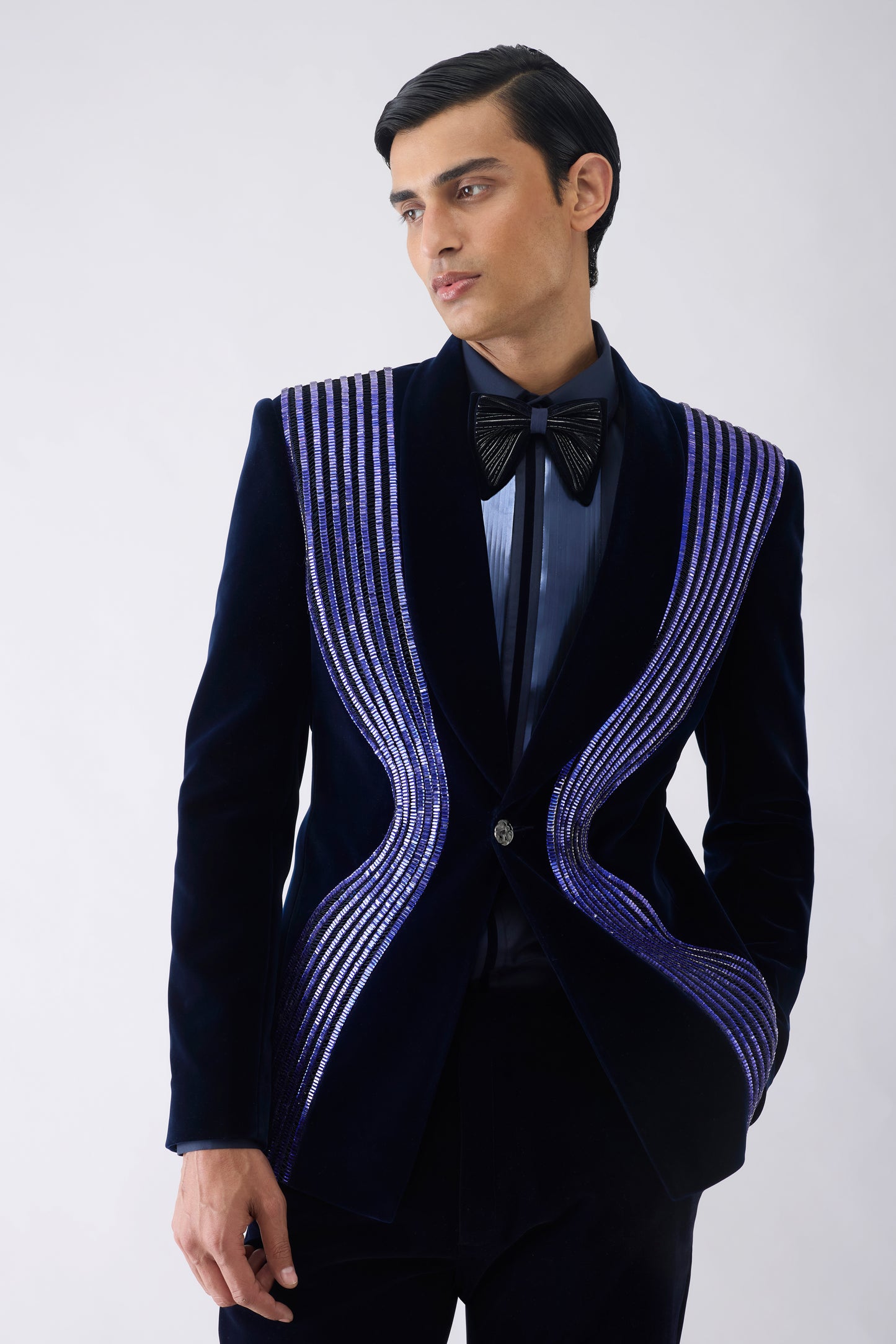 Crystalvein Tuxedo Set In Velvet