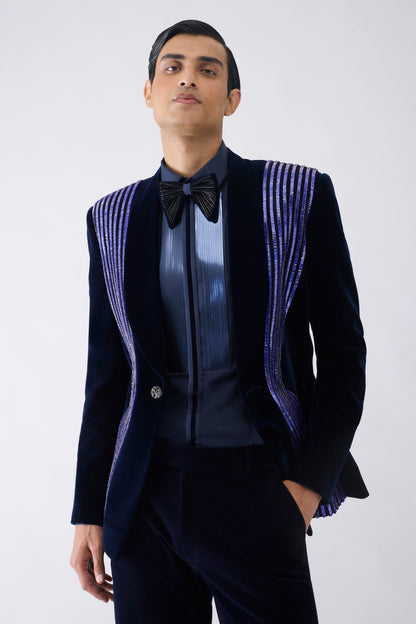 Crystalvein Tuxedo Set In Velvet