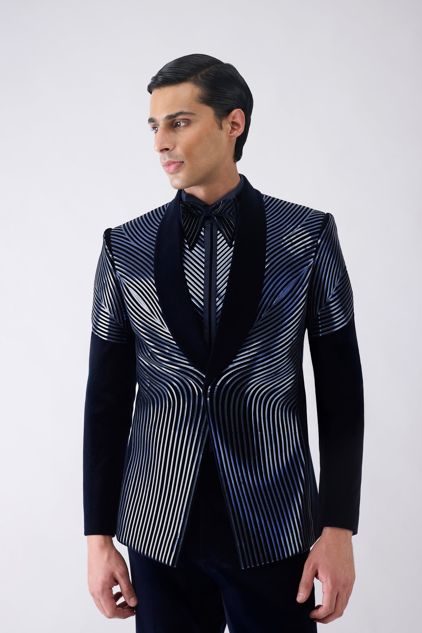Metallic Link Tuxedo Set