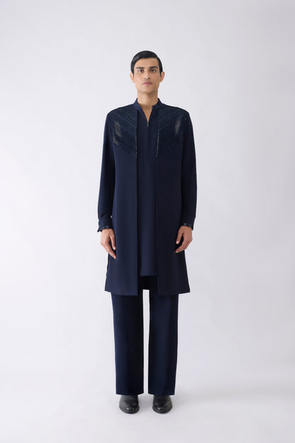 Metallic Hand Woven Kurta