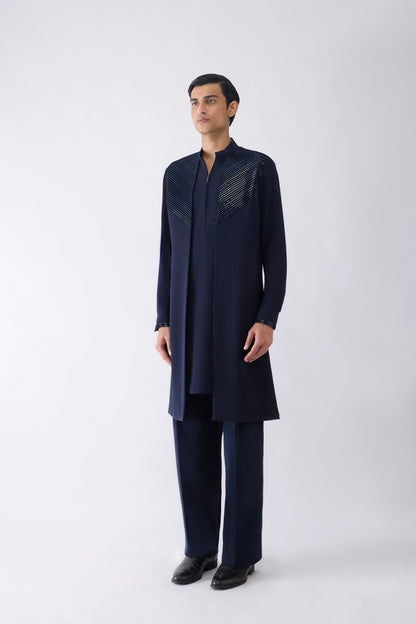 Metallic Hand Woven Kurta