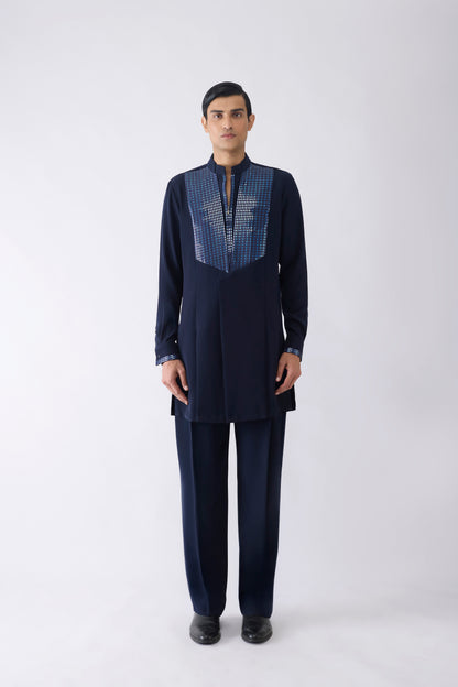 Metallic Hand Woven Kurta