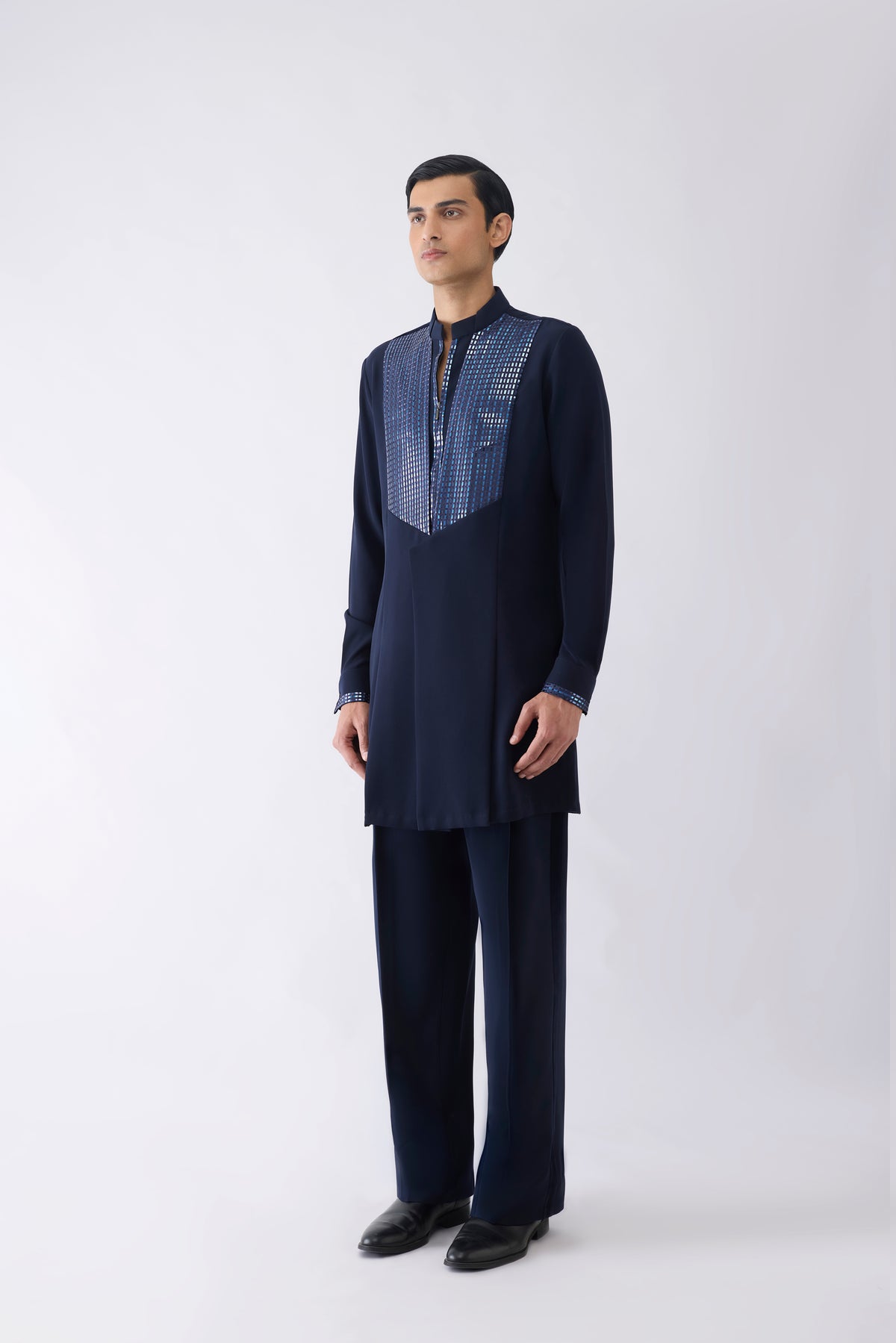 Metallic Hand Woven Kurta