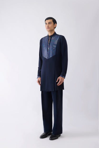 Metallic Hand Woven Kurta