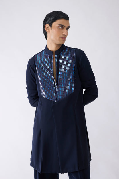 Metallic Hand Woven Kurta