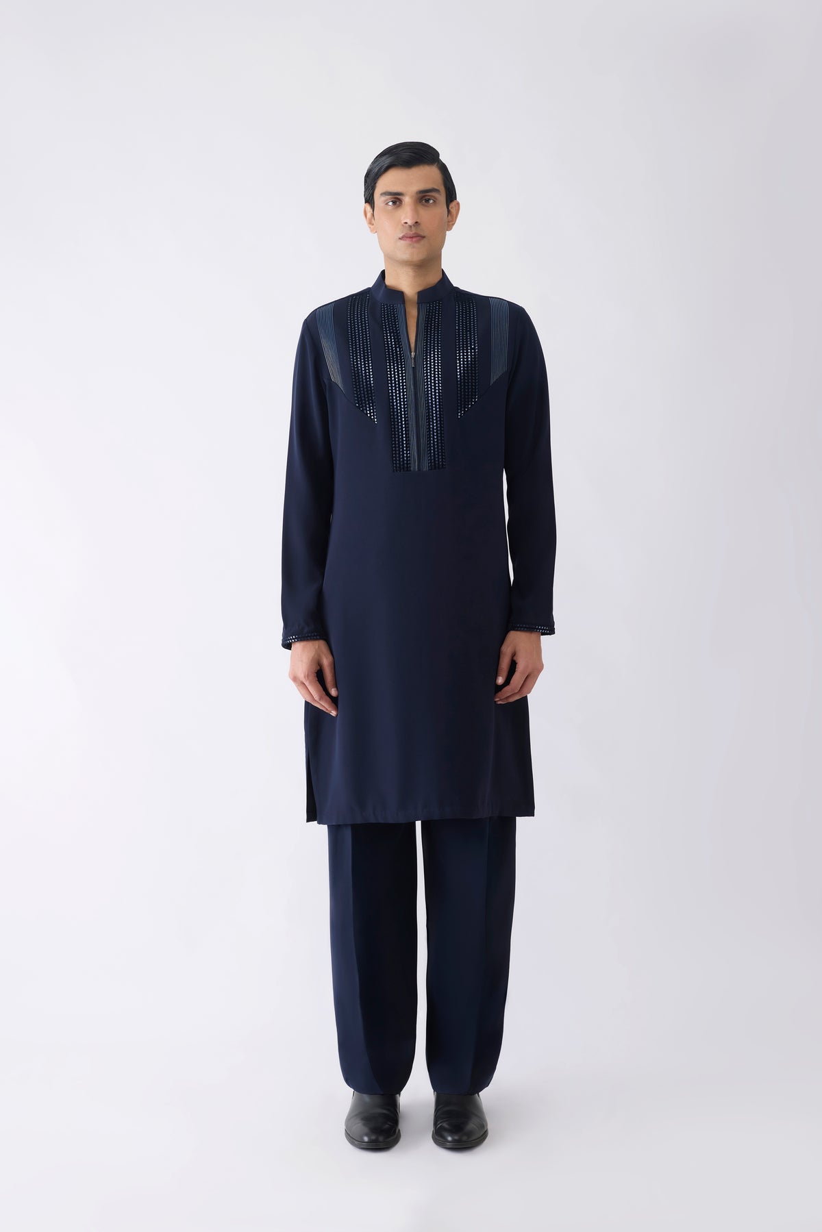 Metallic Hand Woven Kurta