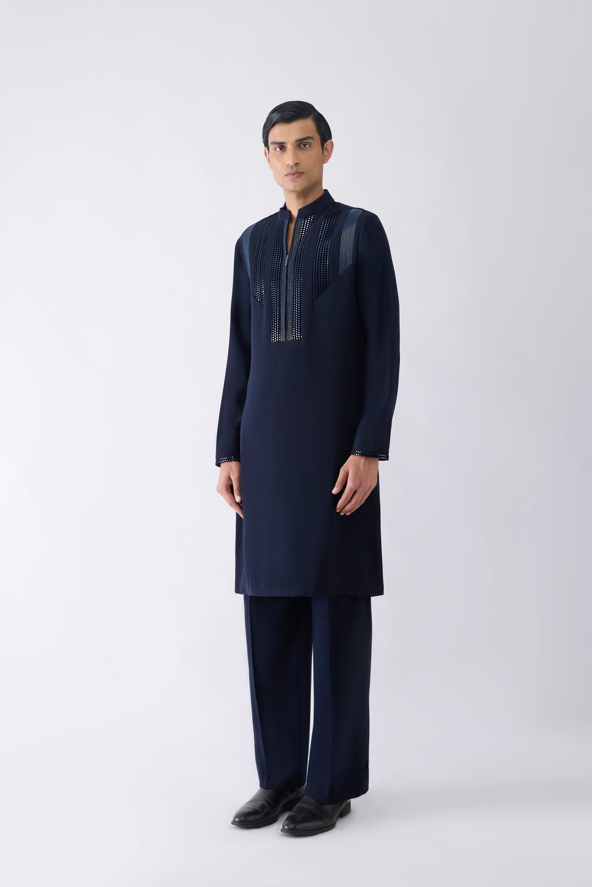 Metallic Hand Woven Kurta