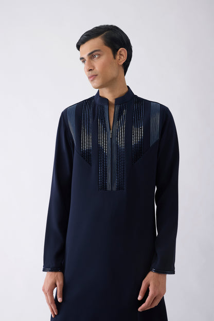 Metallic Hand Woven Kurta