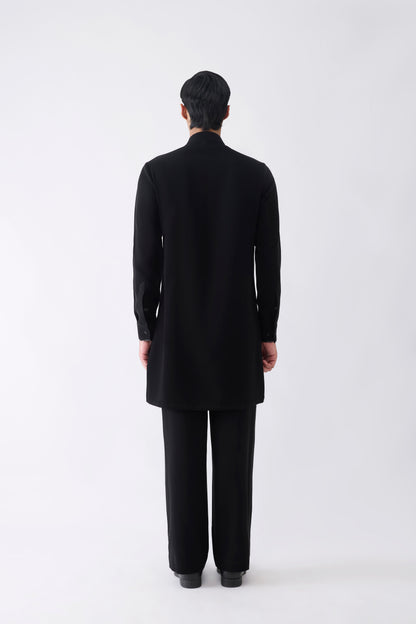 Metallic Micro Pleated Kurta