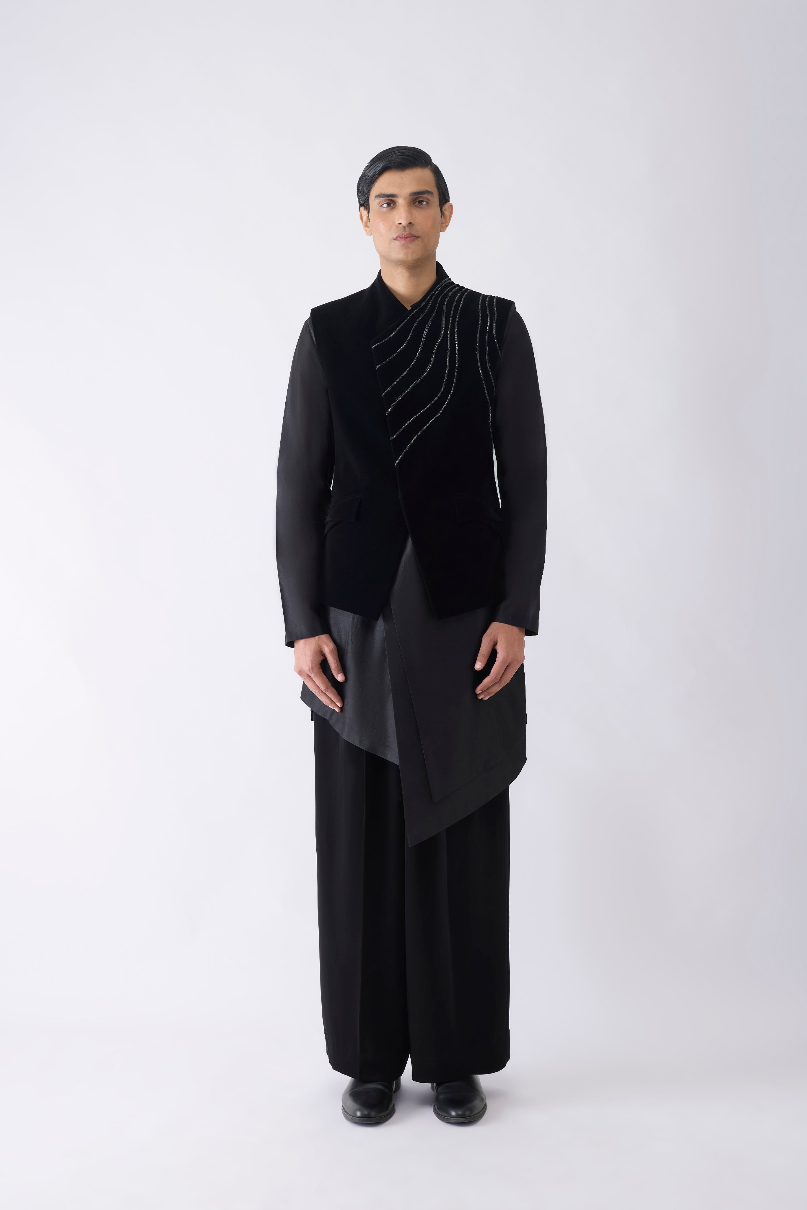 Crystalvein Kurta Bundi Set
