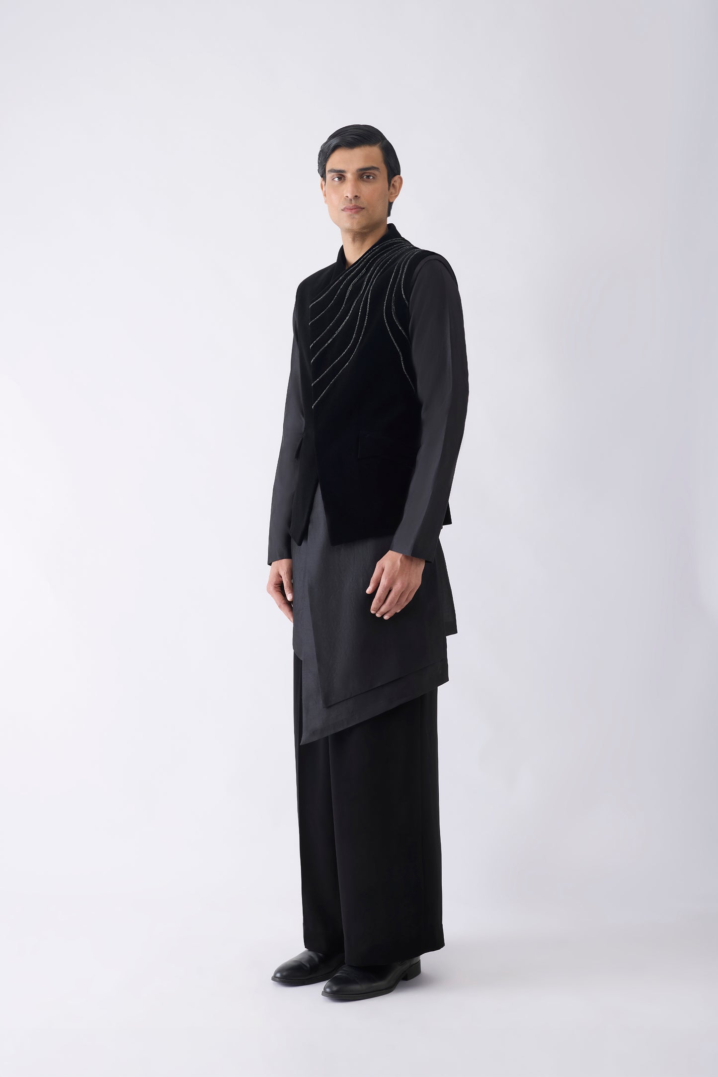 Crystalvein Kurta Bundi Set