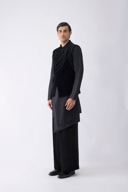 Crystalvein Kurta Bundi Set