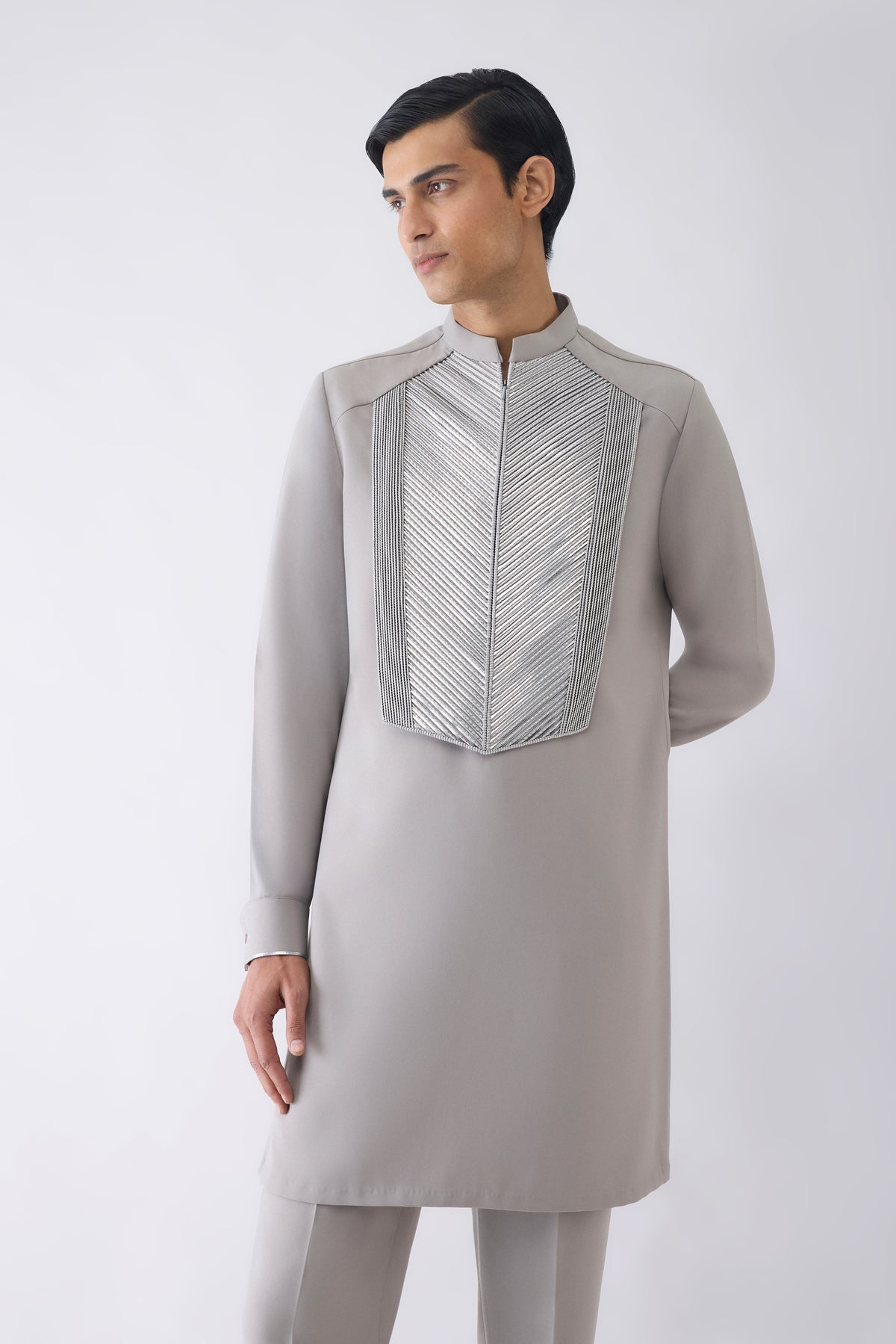 Corded Yoke Style Kurta