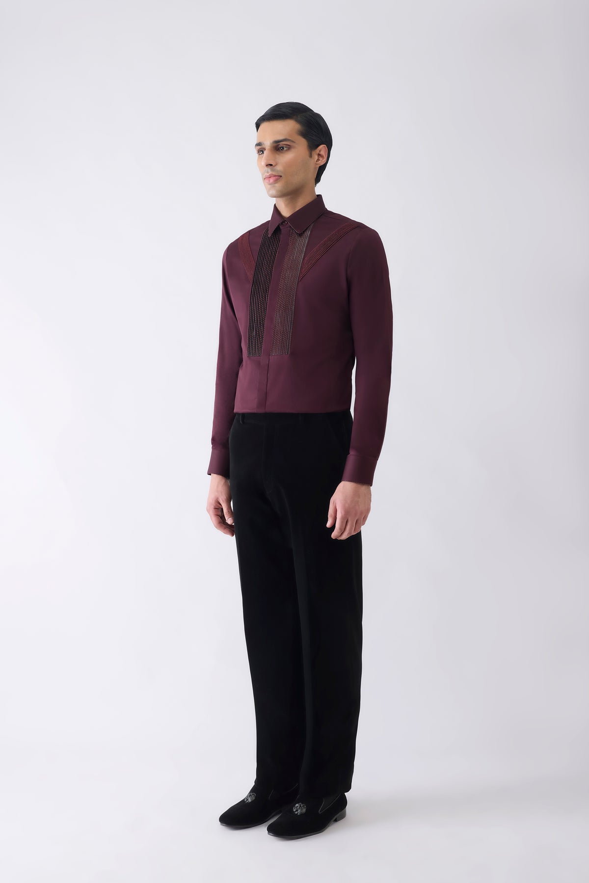 Metallic Corded Shirt