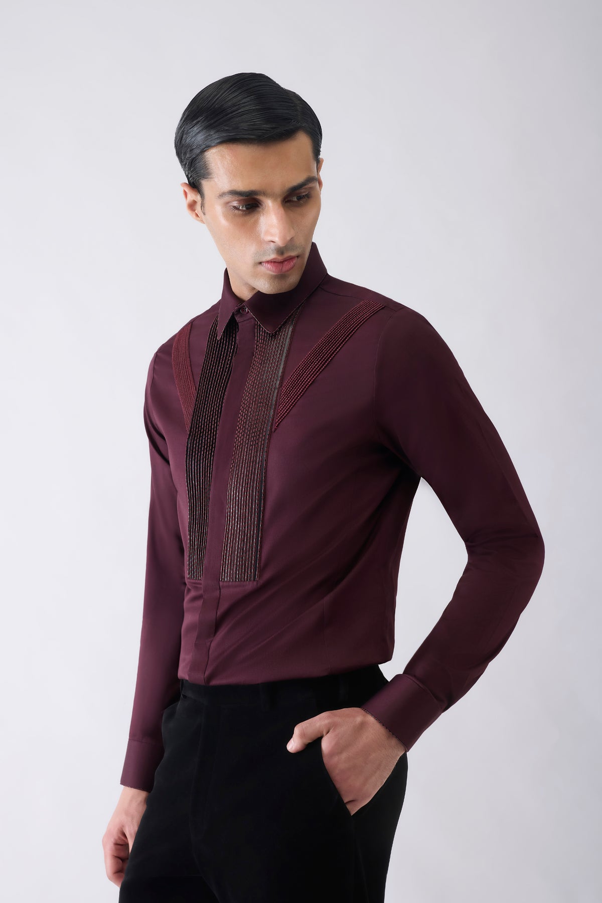 Metallic Corded Shirt