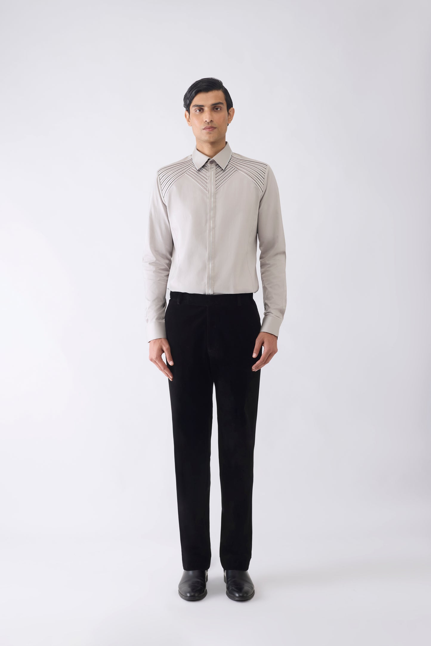 Engineered Metallic Corded Shirt