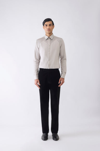 Engineered Metallic Corded Shirt