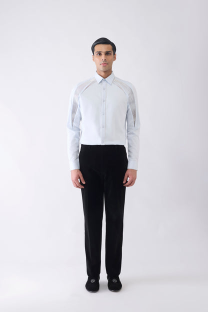 Engineered Metallic Corded Shirt