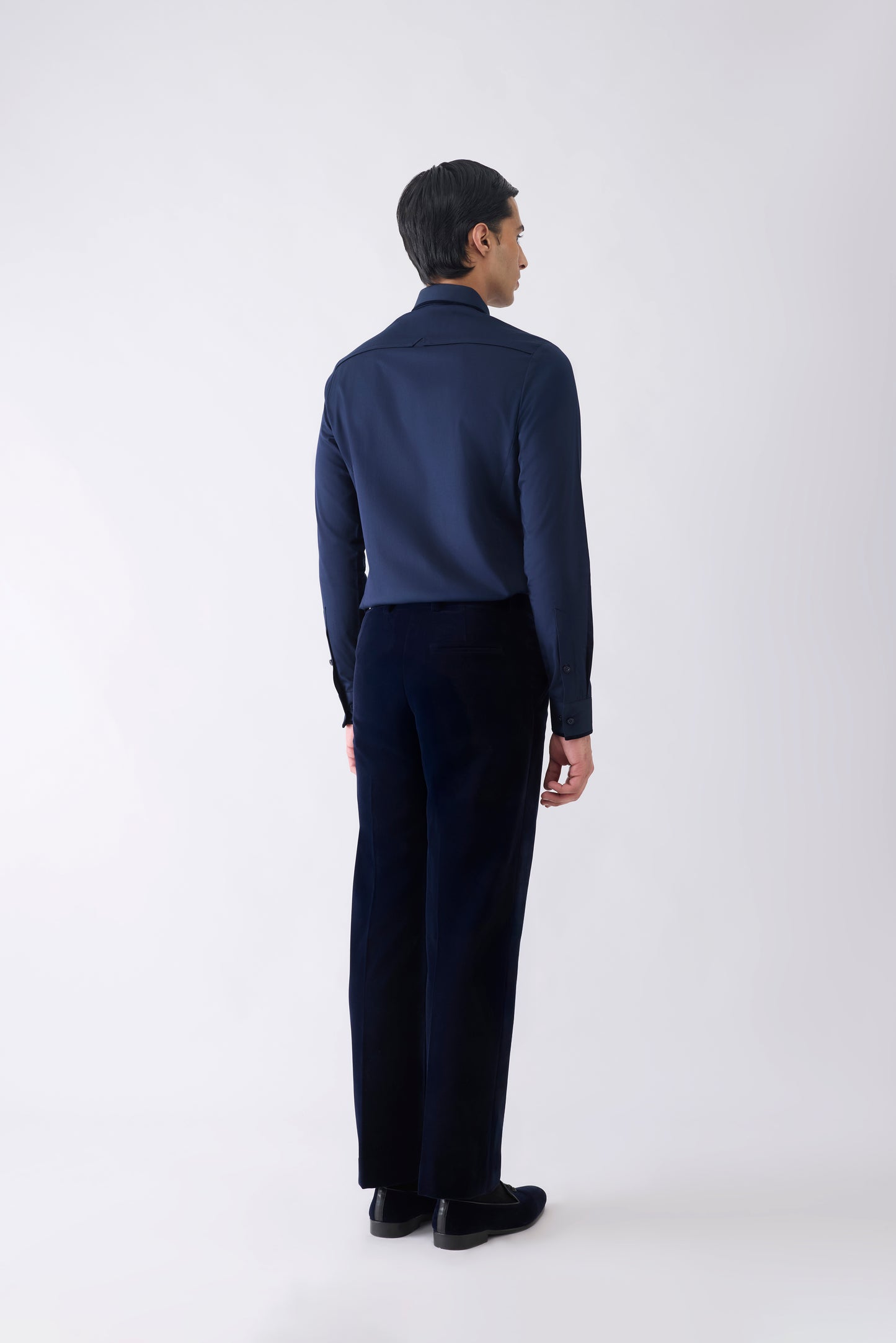 Metallic Shirt With Glass Beads