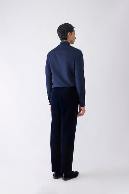 Metallic Shirt With Glass Beads