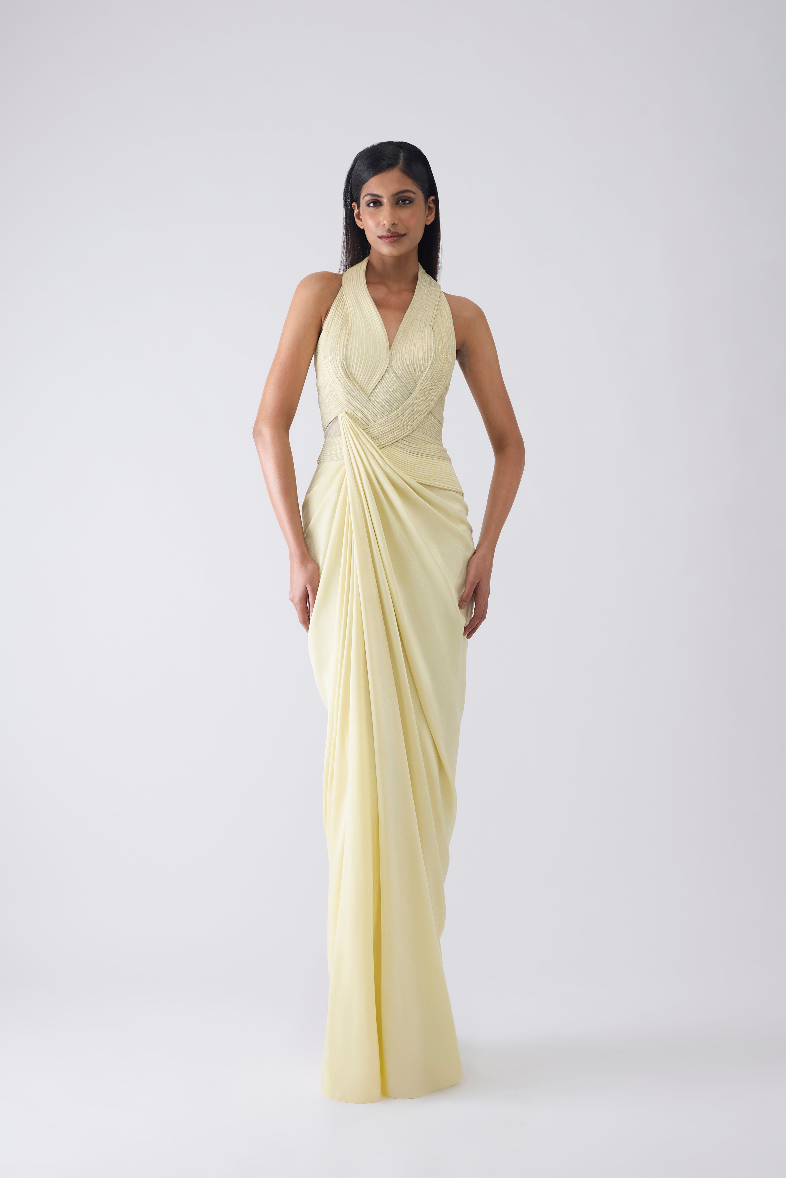 Metallic Moulded Gown