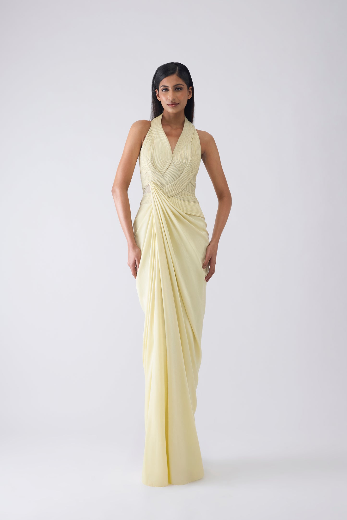 Metallic Moulded Gown