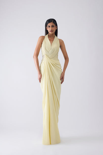 Metallic Moulded Gown